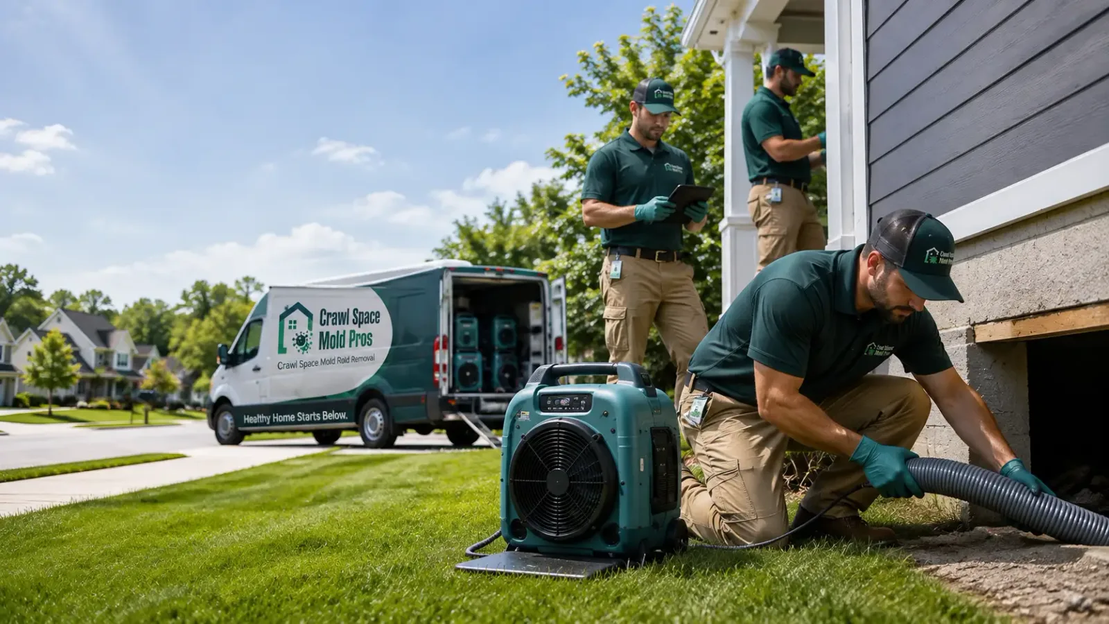 Crawl Space Mold Removal in Valley, NE